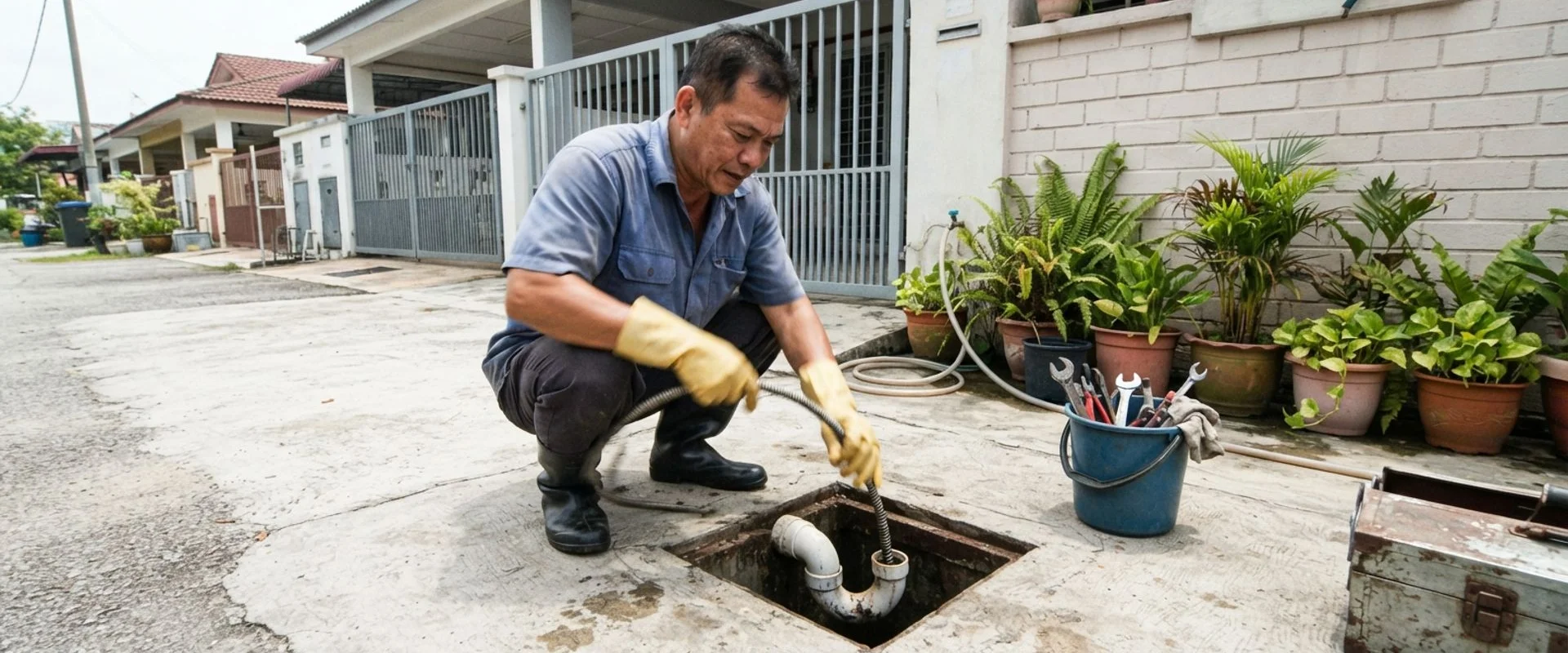 Drain & Pipe Unclogging in Klang Valley